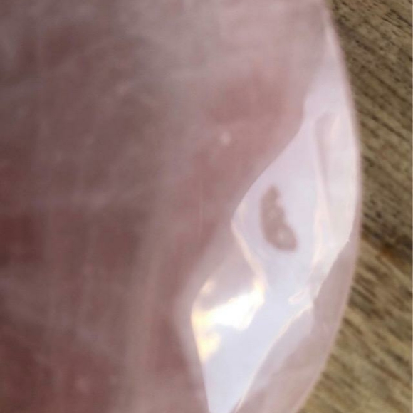 Faceted Rose Quartz Teardrop Pendant - Picture 5 of 5